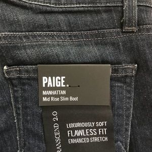 Paige Jeans - Mid rise slim boot